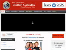 Tablet Screenshot of canada-immigrer.com